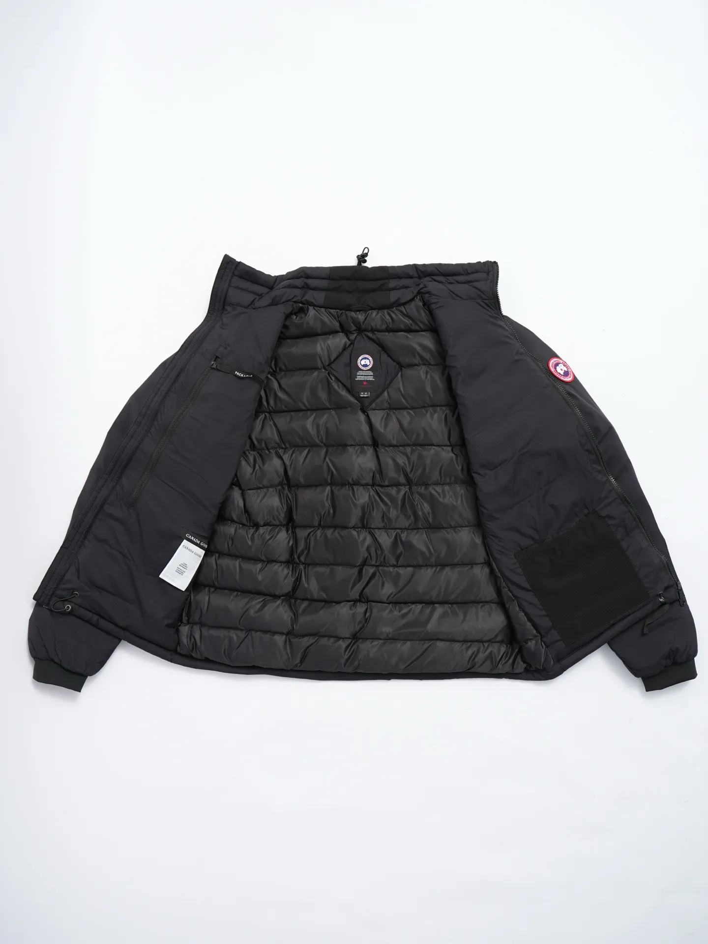 P940 CANADA GOOSE Canada Goose Lodge Men's Down Jacket Large Goose Down Jacket 5079M Black (Red Label)